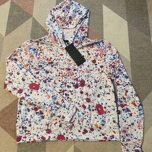 Terez Hoodie Paint Splatter Size M